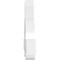 Ekena Millwork Ericson Architectural Grade PVC Gable Bracket, 48"W x 24"H x 4"D x 6"F, 12/12 Pitch GBP048X24X0406ERI00 - alternate 3